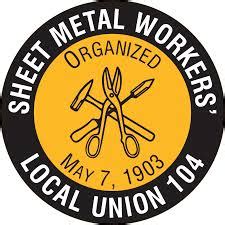 sheet metal local 10 wages|sheet metal 104 org.